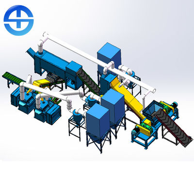 1 Ton/H 98% trennender Rate Radiator Recycling Machine