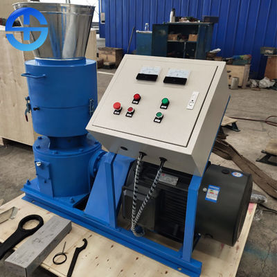 30kw Flachdüse Biomasse Holz Sägemehl Pellet Maschine SPS-Steuerung