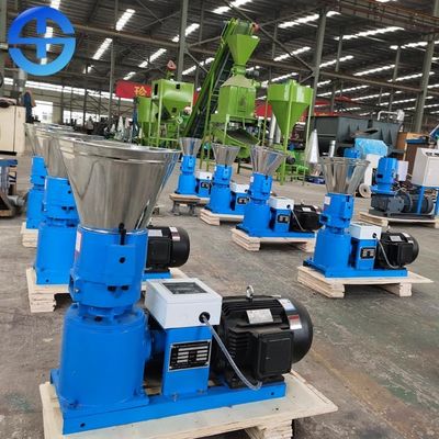 Hohe Kugel, die Biomasse-Kugel-Mühlmaschine der Raten-11kw 300kg/H bildet