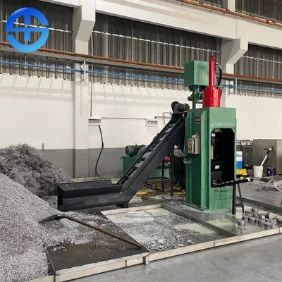 φ80mm-Rollen-hydraulische brikettierende Presse-Maschine für Aluminiumlegierungs-Profil